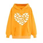 oelaio Yellow Sweatshirt Women Sweatshirt Cool Moms Club Sweatshirt Horse Sweatshirt Make Crowded Sweatshirt,Yellow,Small