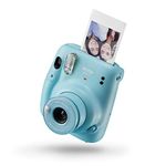 Instax Mini 11instant Film Camera, Auto Exposure And Built-in Selfie Lens, SKY Blue