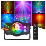 Disco Lights, RGB LED Strobe Lights,Disco Ball Light for Home Parties,Wedding,Bar,DJ,Karaoke,Halloween,Christmas,Festive Gifts,Birthday Party, 9 Sound Activated Modes