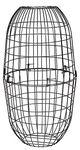 Large Metal Squirrel Proof Blocking Wire Cage for Wild Bird Feeders - Guard