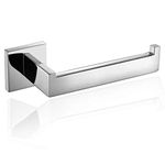 ThinkTop Luxury Sqaure SUS304 Stainless Steel Chrome Finished Toilet Paper Holder Roll Quadrate Wall Mounted Mirror Polished Bathroom Accessories