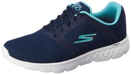 Skechers Womens Go Run 400 Navy/Aqua Running Shoe - 4 UK (7 US) (896167ID-NVAQ)