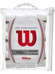 Wilson Sporting Goods Perforated Pro Overgrip (12-Pack), White (WRZ4006WH)