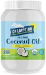 Carrington Farms Organic Unrefined Coconut Oil, Cold-Pressed, Non-GMO, Gluten-Free, Perfect for Cooking, Baking, Skin Care, Hair Oil, MCTs, 54 fl oz – Nutrient-Rich, No Trans Fats