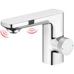 CREA Infrared Sensor Basin Mixer Tap, Touchless Tap for Bathroom, Automatic Basin Tap, Faucet Bathroom Sensor, Chrome