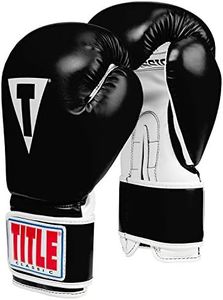 Title Classic Pro Style Training Gloves 3.0, Black/White, 12 oz