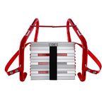 VERSAINSECT table Fire Escape Ladder 2 Story Homes, 15 Foot with Wide Aluminum Steps for Adults Emergency Window Exit