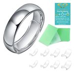 Invisible Men's Ring Size Adjuster for Loose Rings -8 Pieces