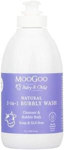 MooGoo baby child natural 2 in 1 Bubbly wash 1L