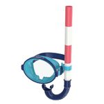 Speedo Unisex Kid's Swim Mask Lido Collection, Mask & Snorkel Sodalite Blue/Clear, One Size