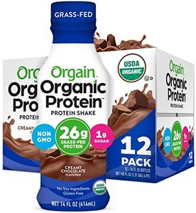 Orgain Organic Protein Shake, Grass Fed Dairy, Creamy Chocolate - 26g High Protein Whey Shake, Ready to Drink, Gluten Free, No Soy Ingredients, No Sugar Added, 14 Fl Oz (Pack of 12)