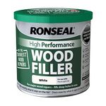Ronseal High Performance Wood Filler - White 550g