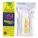 VAYINATO Aquatic Remedies Worm-Out Fish Deworming Formula, 60ML for Flower Horn, Discus, Arowana and All Other Fish