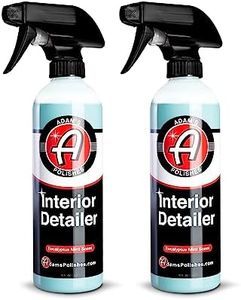 Adam's Interior Detailer 16 fl. oz (2-Pack) - Total Car Interior Cleaner, Protectant & Dressing | All Purpose Cleaner & Leather Conditioner | Vinyl, Dashboard, Screen, Seat Cleaner & More