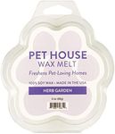 One Fur All Pet House Spring and Summer Wax Melts for Pet Odor, Natural, Plant Based Soy Wax Melts, Long Lasting Fragrance for Fresh Smelling Homes, Herb Garden