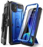 SUPCASE for iPhone 11 Case with Screen Protector (Unicorn Beetle Pro), [Built-in Stand & Belt Clip] [Military-Grade Protection] Heavy Duty Full-Body Protective Phone Case for iPhone 11 6.1", RoyalBlue