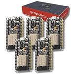 AZDelivery 5 x ESP32-DevKitC NodeMCU WiFi WLAN CP2102 ESP32-WROOM-32D IoT 2-In-1 Microcontroller Bluetooth Module Development Board compatible with Arduino including E-Book!