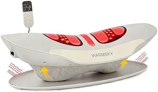 WARMSKY Smart Lower Back Massager with Soothing Warm Therapy & Air Traction – Spinal Decompression Device for Sciatica Relief, Lumbar Pressure & Stiffness – Ideal Gift for Parents & Loved Ones