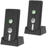 JIAN BOLAND Intercoms Wireless for Home Portable Two Way Wireless Voice Intercom Doorbell with 1/2 Mile Range 3 Volume Levels-Rechargeable Battery - 2 Way Voice Intercom for House