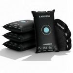 Tanness 4 Pack x 1kg Car Dehumidifier Bags with Anti-Slip Pads - Essential Car Accessories, Moisture Absorber, Reusable, Recharges in Microwave - Multipurpose for Home, All Spaces & Vehicles