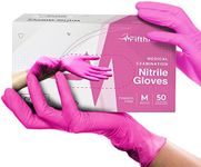 Fuchsia Hot Pink Nitrile Disposable