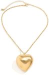 YURAOER Chunky Puffy Heart Choker N