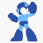 Megaman Vector Vinyl Waterproof Sticker Decal Car Laptop Wall Window Bumper Sticker 5"