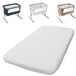 Next2Me Chicco Crib Mattress Compatible Bedside Toddler Deluxe Crib Next to Me - Comfortable & Fitted Infant Mattress - Breathable & Washable (83 x 50 x 5 cm)