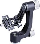 Leifrotto Carbon Fiber Gimbal Head for Mirrorless Cameras, Mini Travel Size Tripod Head Arca-Swiss QR System, Shooting with PL100N Plate, for DSLR Camera Up to 66.1lbs/30kg GHL5C