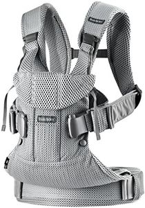 BabyBjörn New Baby Carrier One Air 2019 Edition, Mesh, Silver, One Size(Pack of 1)