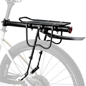 ROCKBROS Bike Bicycle Cargo Rack Rear Bike Rack for Back of Bike Carrier Rack with Fender Quick Release Mountain Road Bicycle Rear Racks 110-165 lbs Capacity Universal