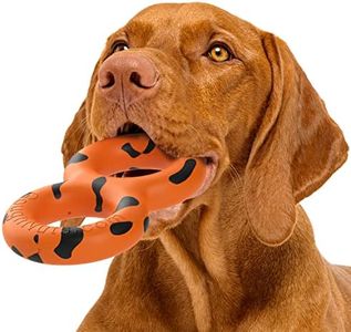 Goughnuts - Virtually Indestructible Dog Pull Toy, Durable and Guaranteed for Tug of War with Medium and Large Dogs - Rubber for Aggressive Power Chewers Like Pit Bulls, Labs, and German Shepherds