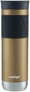 Contigo SnapSeal Insulated Stainless Steel Travel Mug with Grip, 24 oz., Chardonnay Transparent