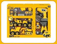 OCTRA DIY Construction Toy Vehicles Set Assembly with Screwdriver Toy | Construction Truck Set | Construction Toys for Kids/Boys/Girls/Children