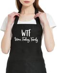 TSIIUO WTF Wine Turkey Family Apron