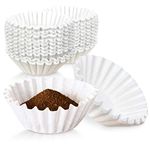 FMP Brands [1000 Pack] Coffee Filters 12 Cups Size - White Decanter Style Brewer - Large Disposable Eco-Friendly Commercial Paper Basket Coffee Filter for Home, Cafes, Restaurants, and Offices Use