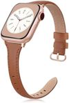 SWEES Slim Leather Band Compatible 