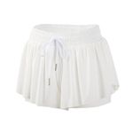 Leftear Flowy Shorts for Teen Girls Workout Running Athletic Tennis Skirts Preppy Trendy Cute Clothes Summer, Cream, Small