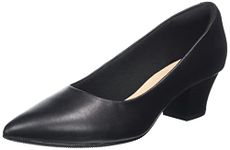 Clarks Women's Teresa Step Pump, Black (Black Leather), 5 UK