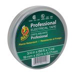 Duck Brand Professional Grade Electrical Tape, 3/4-Inch by 66 Feet, Single Roll, Green (299014)