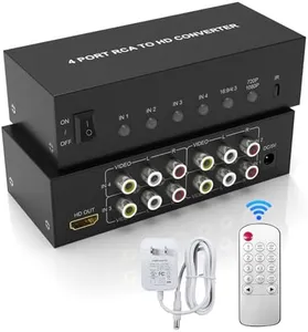 4 Port RCA