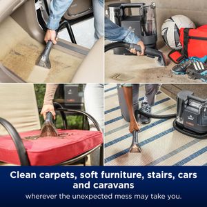 BISSELL SpotClean Cordless Carpet & Upholstery Cleaner – Portable, Lightweight Stain Remover