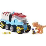 PAW PATROL Dino Rescue Dino Patroller Motorized Team Vehicle with Exclusive Chase and T. Rex Figures (Multi-Language Packaging) (6058905)