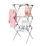 Minky Premium Sure Grip 3 Tier Airer, Stainless Steel, Gunmetal, Standard Size