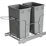 YITAHOME Double 32 Qt Pull-Out Tras