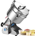 1500G-4500G Electric Grain Grinder 60-350 Mesh Herb Spice Mill, Stainless Steel & 32000rpm Commercial Motor, with Protection of Overload & Open-Cover-Stop,3000g