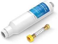 Waterdrop RV Inline Water Filter, NSF Certified, Reduces Chlorine, Bad Taste, Odor, Rust, Corrosion, Sediments and Turbidity, Dedicated for RVs, 1 Pack Water Filter with Hose Protector