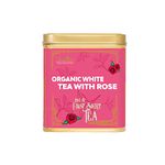 Tifusion Organic White Tea with Rose for Healthy Hair & Glowing Skin With Green World Healthiest Tea Antioxidant Herbal Cooler Tea (100 Gram, 50 Serving Cups)