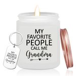 KOYFOYO Grandma Mothers Day Gifts from Granddaughter - My Favorite People Call Me Grandma Candle - Birthday Gifts for Grandma from Grandson - Grandma Christmas Gifts