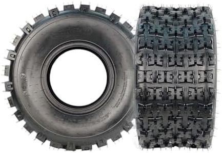 GarveeTech 22X11-9 ATV Tires, Sport UTV Tires 22X11x9, 6 PR, Tubeless, Quad ATV Tire for UTV, Side By Side, Off-Road Adventures, Snow and Trail Riding (Set of 2)
